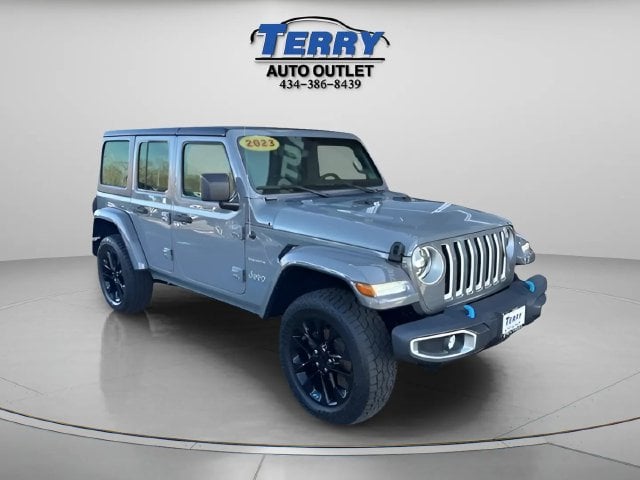Pre-Owned 2023 Jeep Wrangler Sahara 4xe - photo - 1